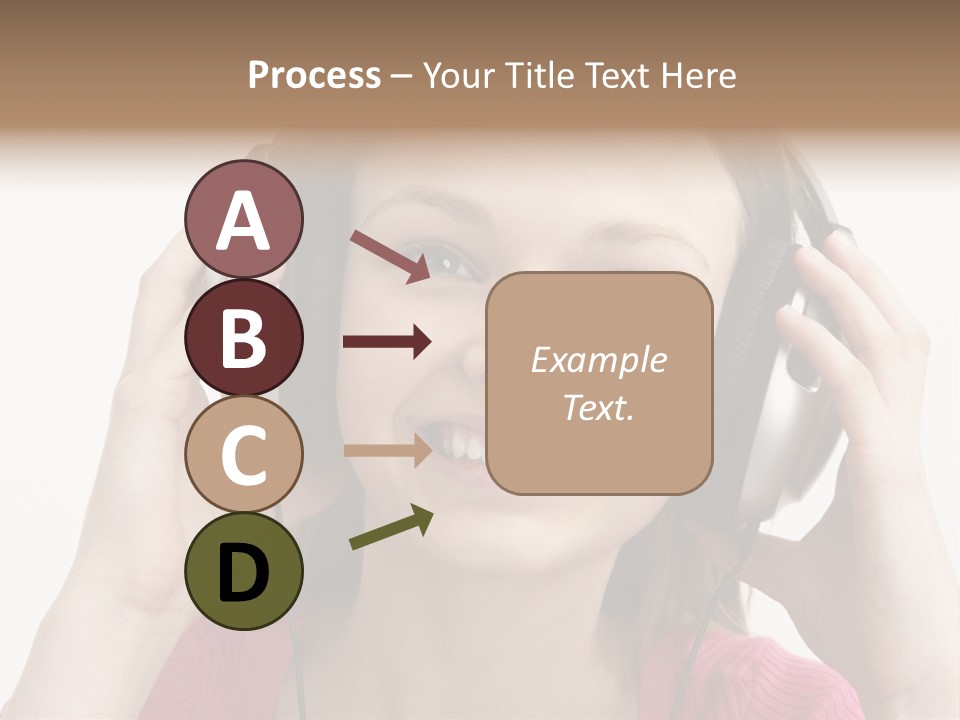 Image Listening Copy Space PowerPoint Template