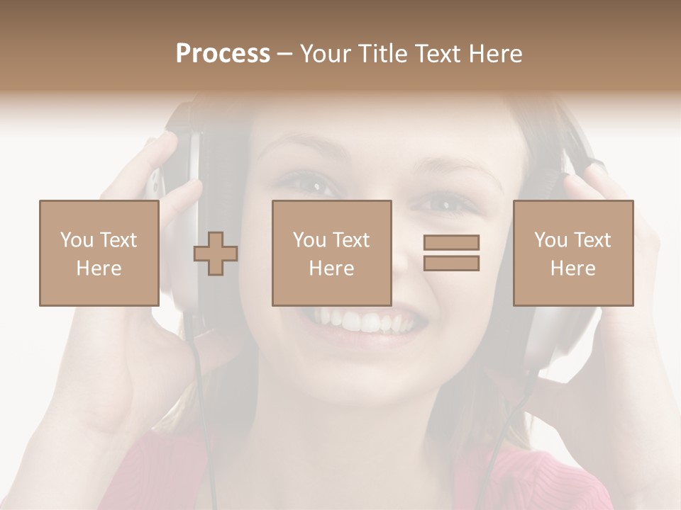 Image Listening Copy Space PowerPoint Template