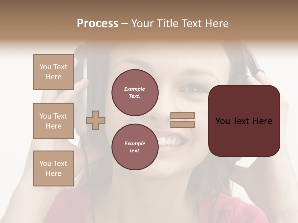 Image Listening Copy Space PowerPoint Template