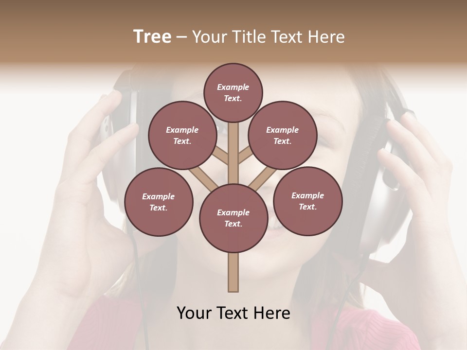 Image Listening Copy Space PowerPoint Template