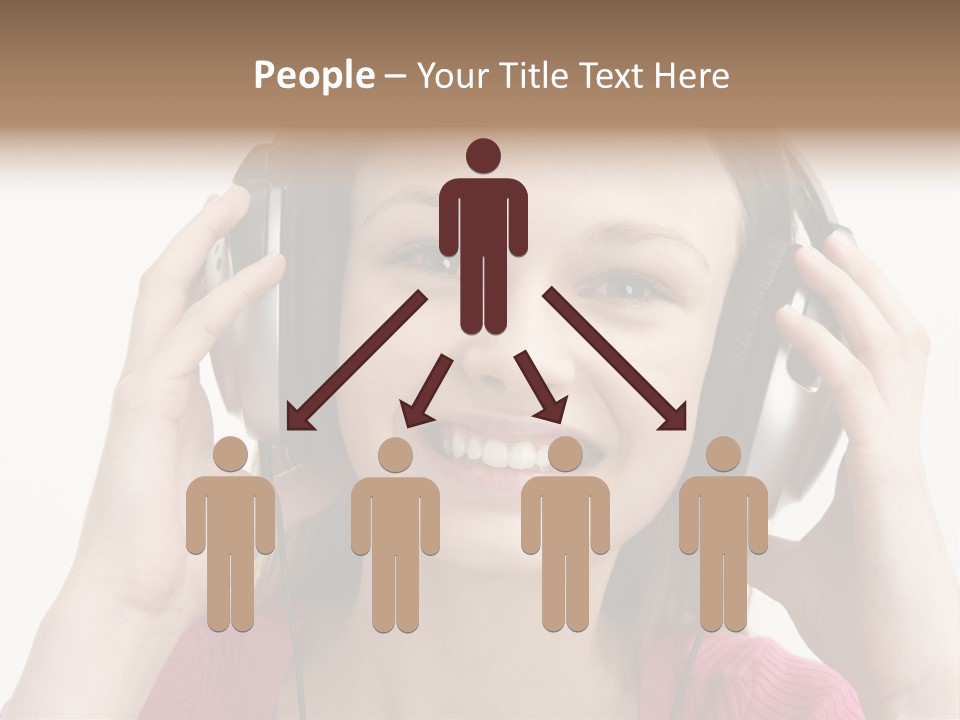 Image Listening Copy Space PowerPoint Template
