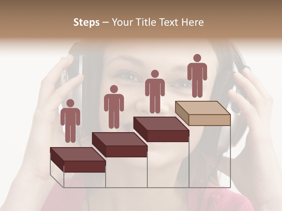 Image Listening Copy Space PowerPoint Template