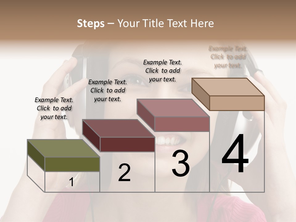 Image Listening Copy Space PowerPoint Template
