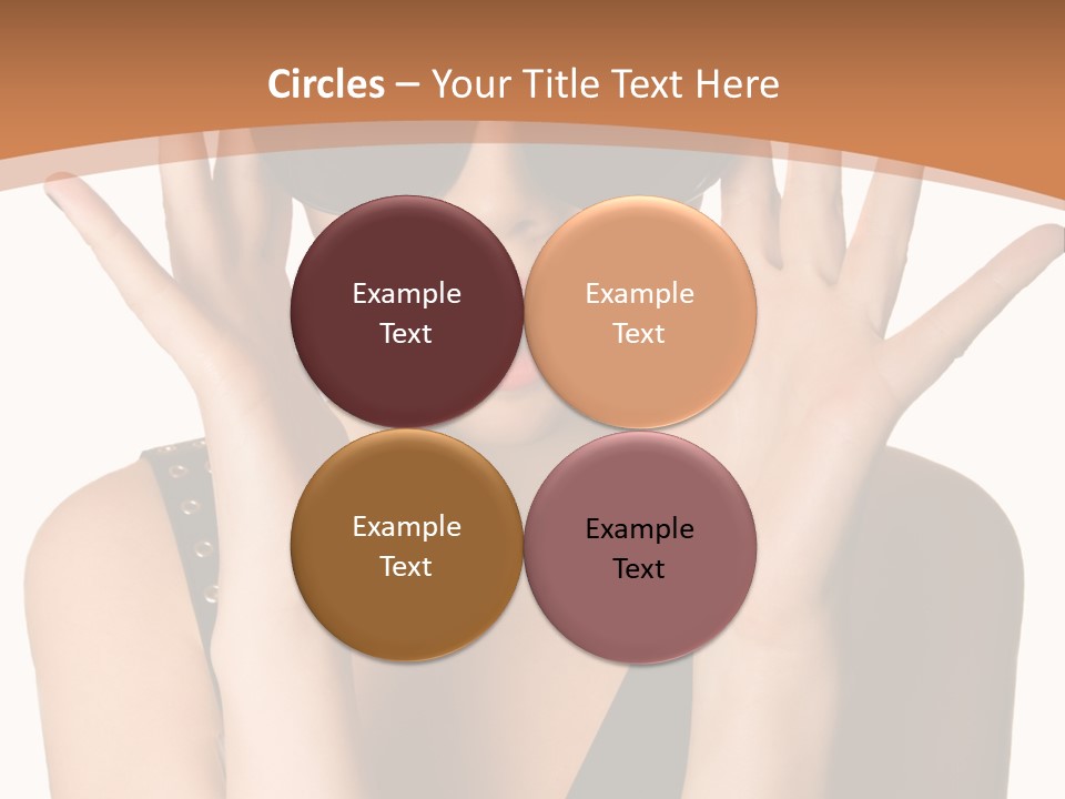 Hair Expressive Brown PowerPoint Template