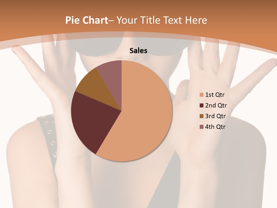 Hair Expressive Brown PowerPoint Template