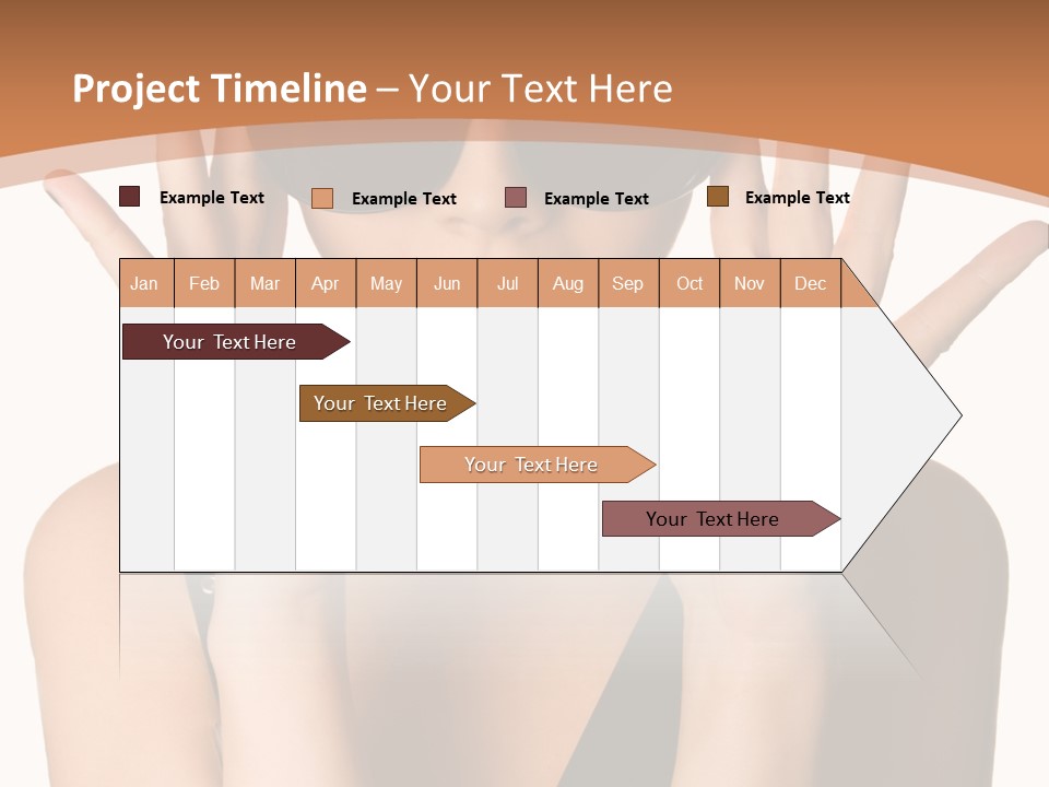 Hair Expressive Brown PowerPoint Template