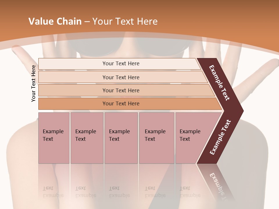 Hair Expressive Brown PowerPoint Template