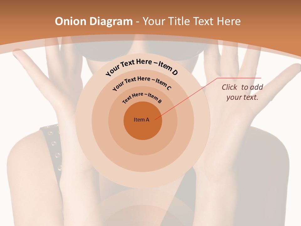 Hair Expressive Brown PowerPoint Template