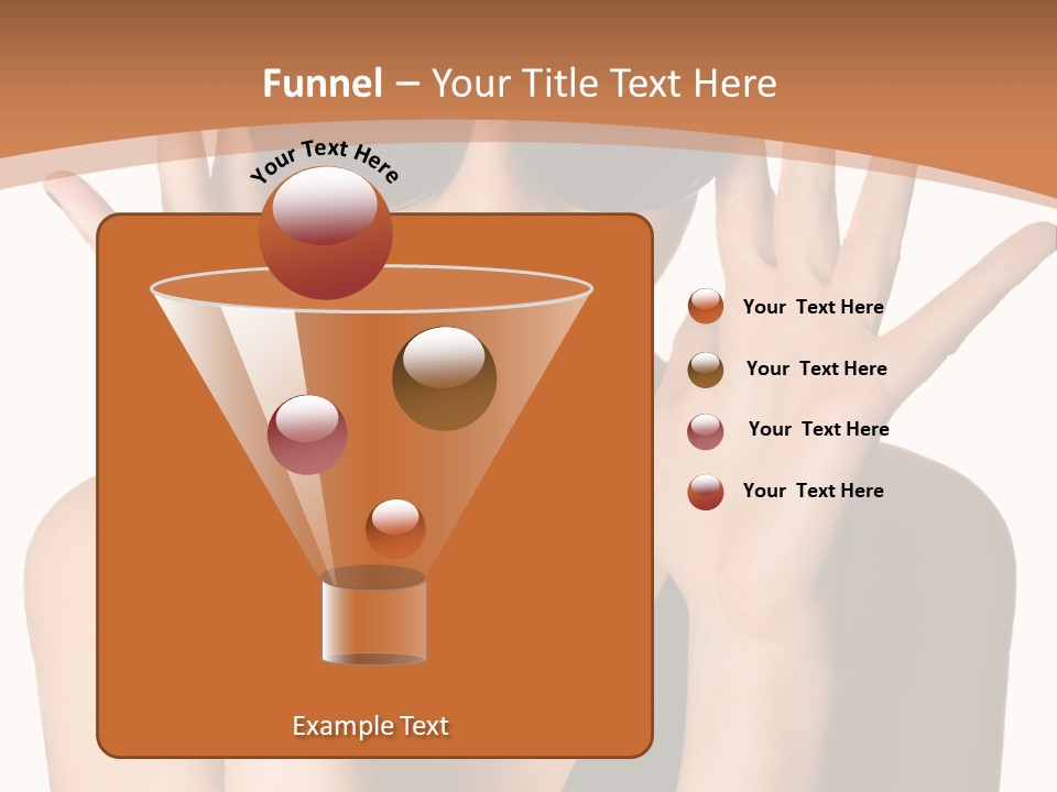 Hair Expressive Brown PowerPoint Template