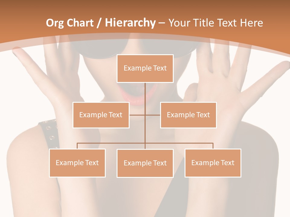 Hair Expressive Brown PowerPoint Template