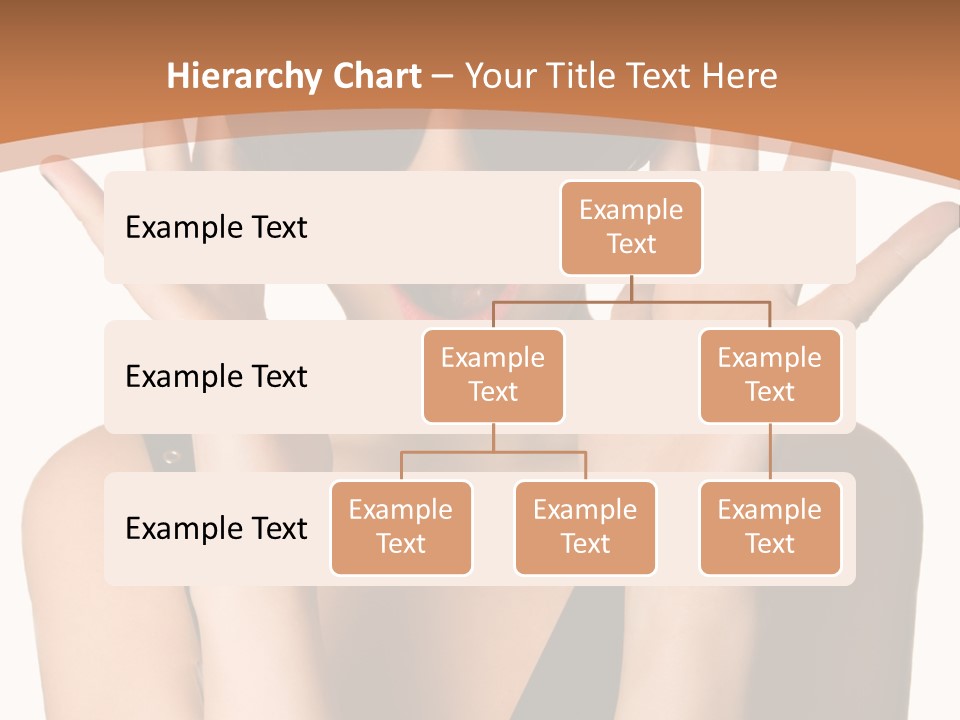 Hair Expressive Brown PowerPoint Template