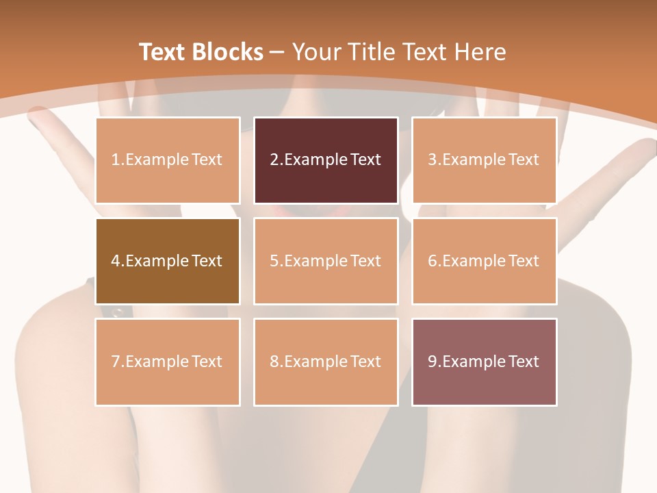 Hair Expressive Brown PowerPoint Template