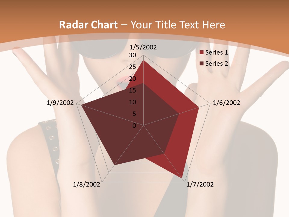 Hair Expressive Brown PowerPoint Template