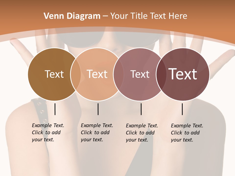 Hair Expressive Brown PowerPoint Template