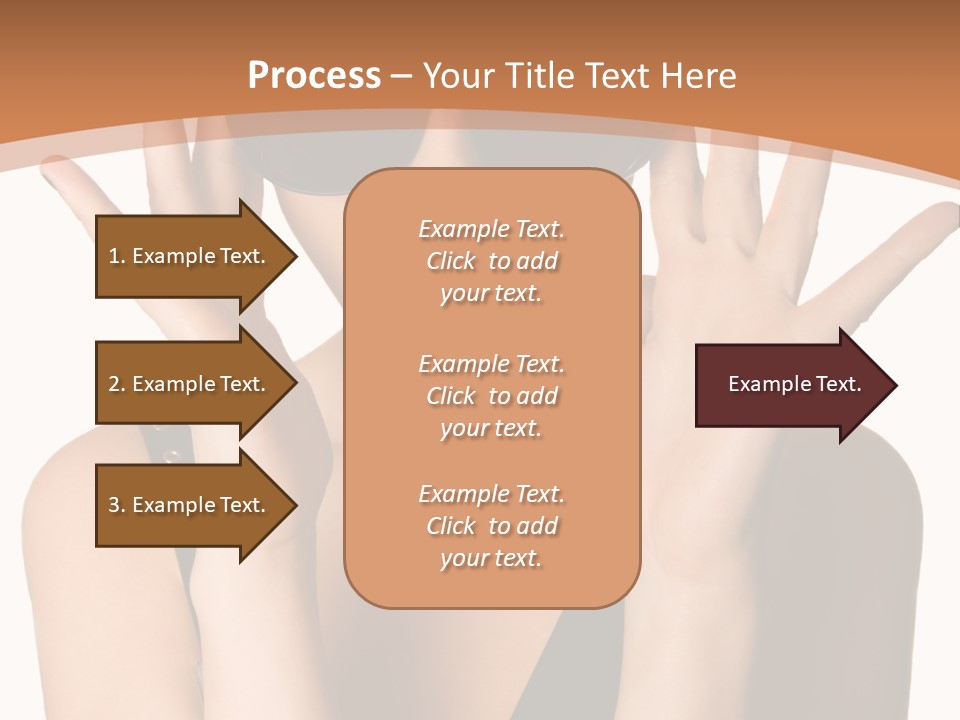 Hair Expressive Brown PowerPoint Template