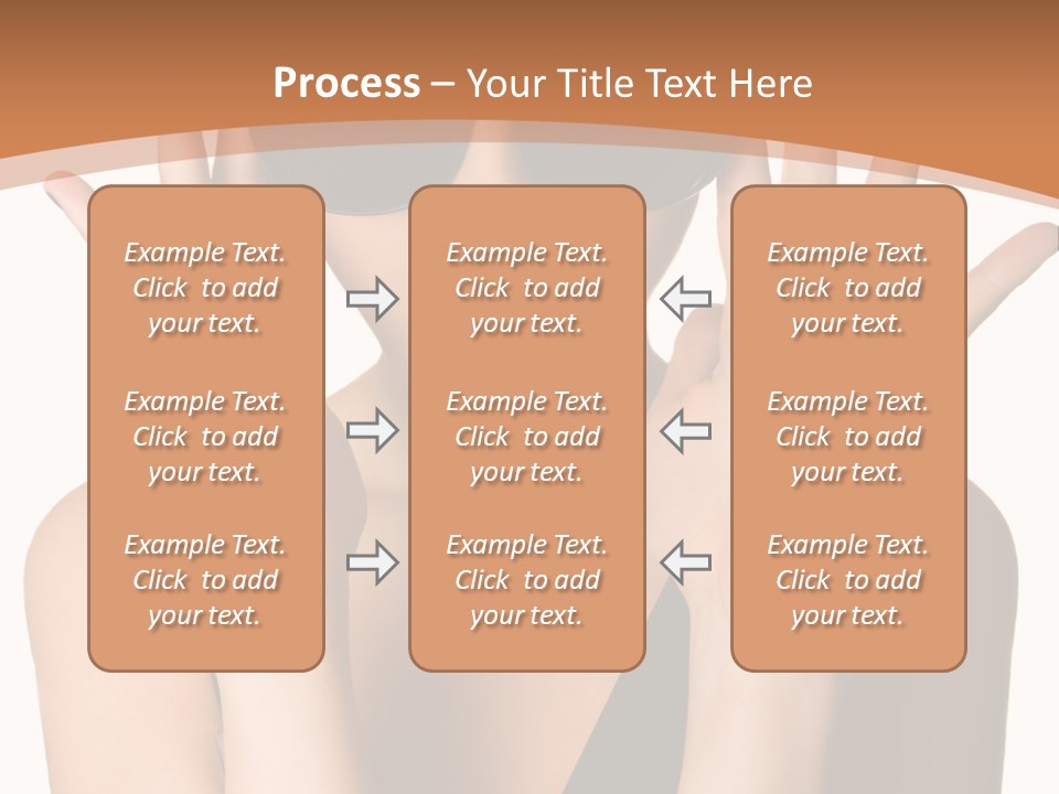 Hair Expressive Brown PowerPoint Template