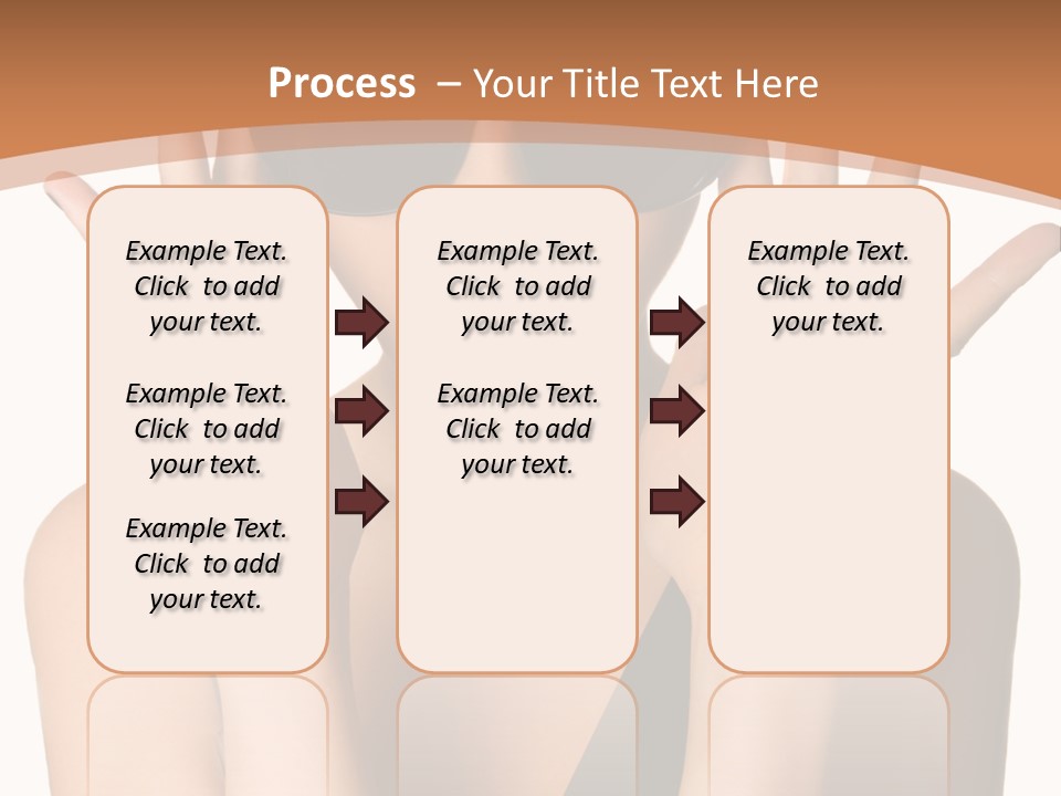 Hair Expressive Brown PowerPoint Template