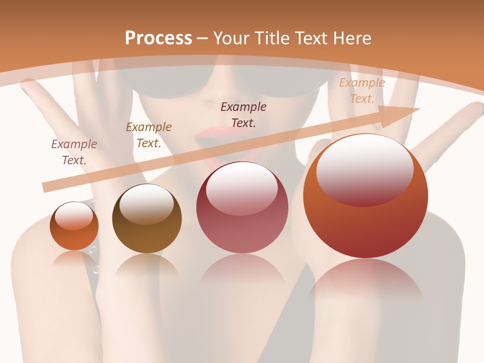 Hair Expressive Brown PowerPoint Template