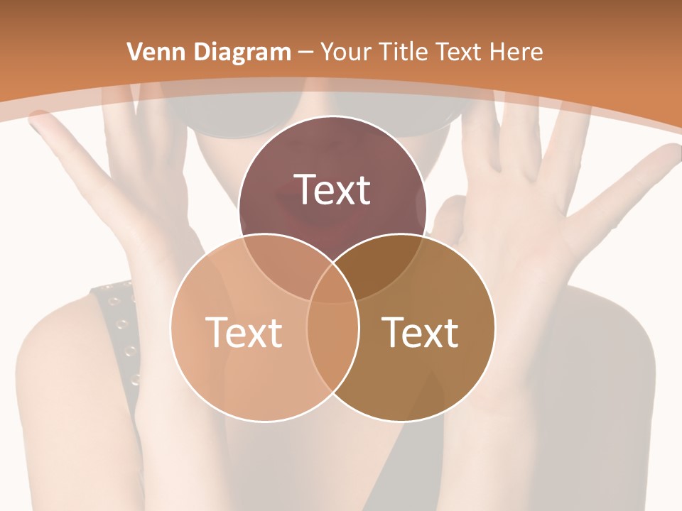 Hair Expressive Brown PowerPoint Template