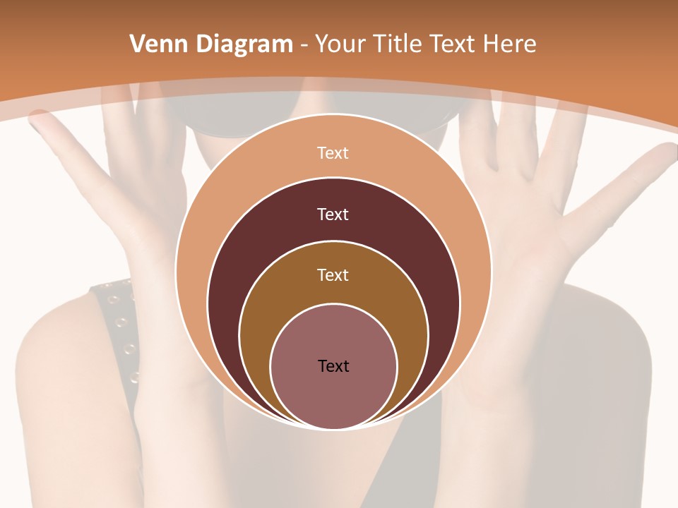 Hair Expressive Brown PowerPoint Template