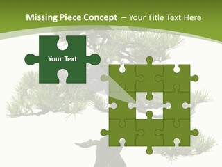 Leaf Pine Gnarled PowerPoint Template