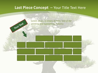 Leaf Pine Gnarled PowerPoint Template