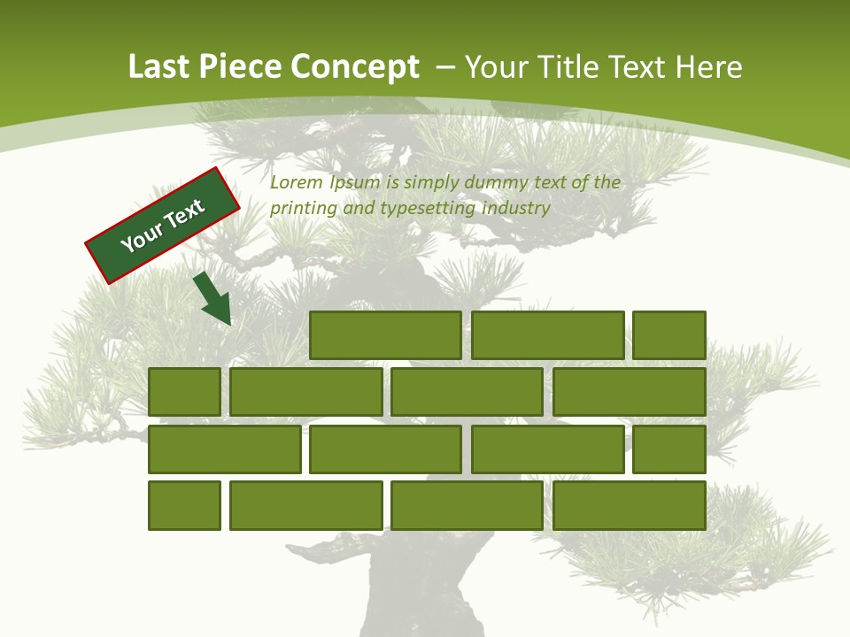 Leaf Pine Gnarled PowerPoint Template