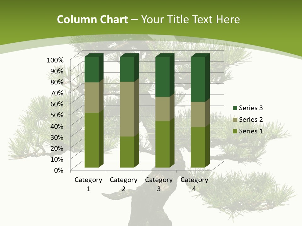 Leaf Pine Gnarled PowerPoint Template