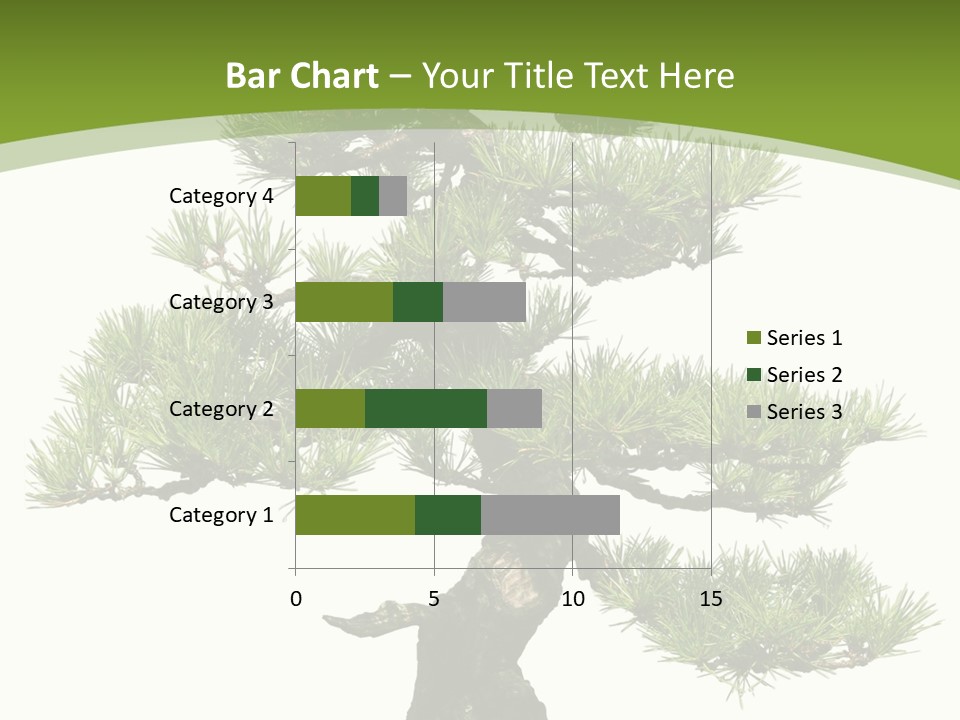 Leaf Pine Gnarled PowerPoint Template