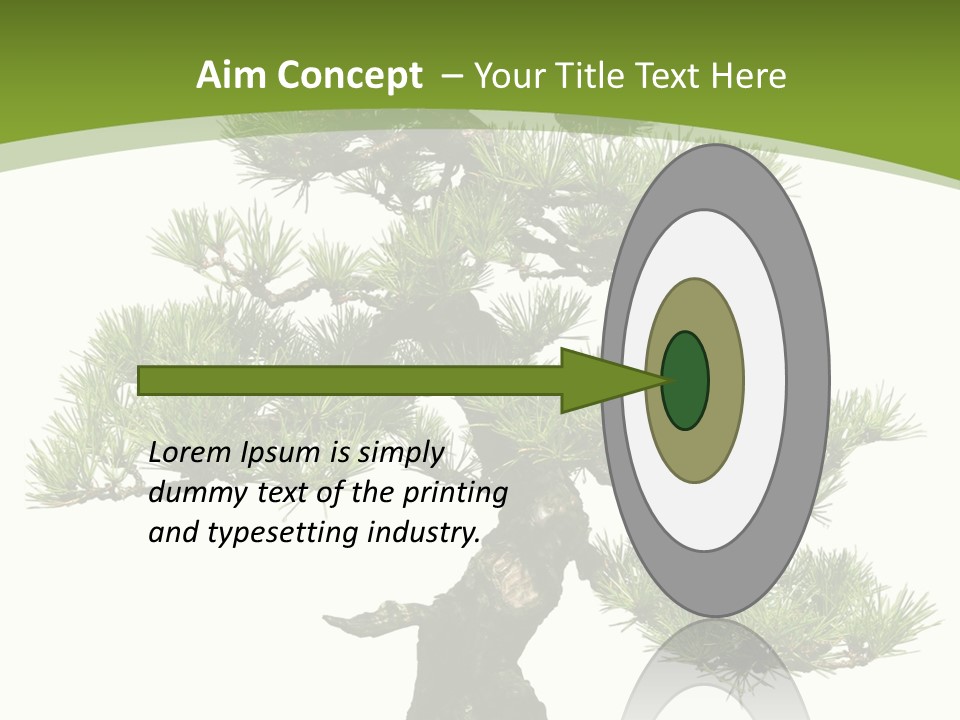 Leaf Pine Gnarled PowerPoint Template