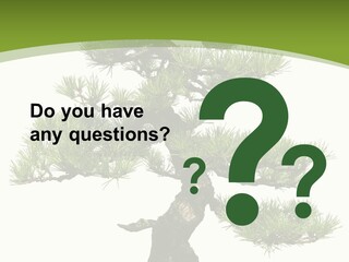 Leaf Pine Gnarled PowerPoint Template