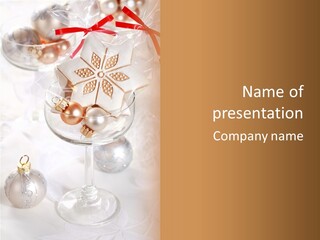 Food Gift Ball PowerPoint Template