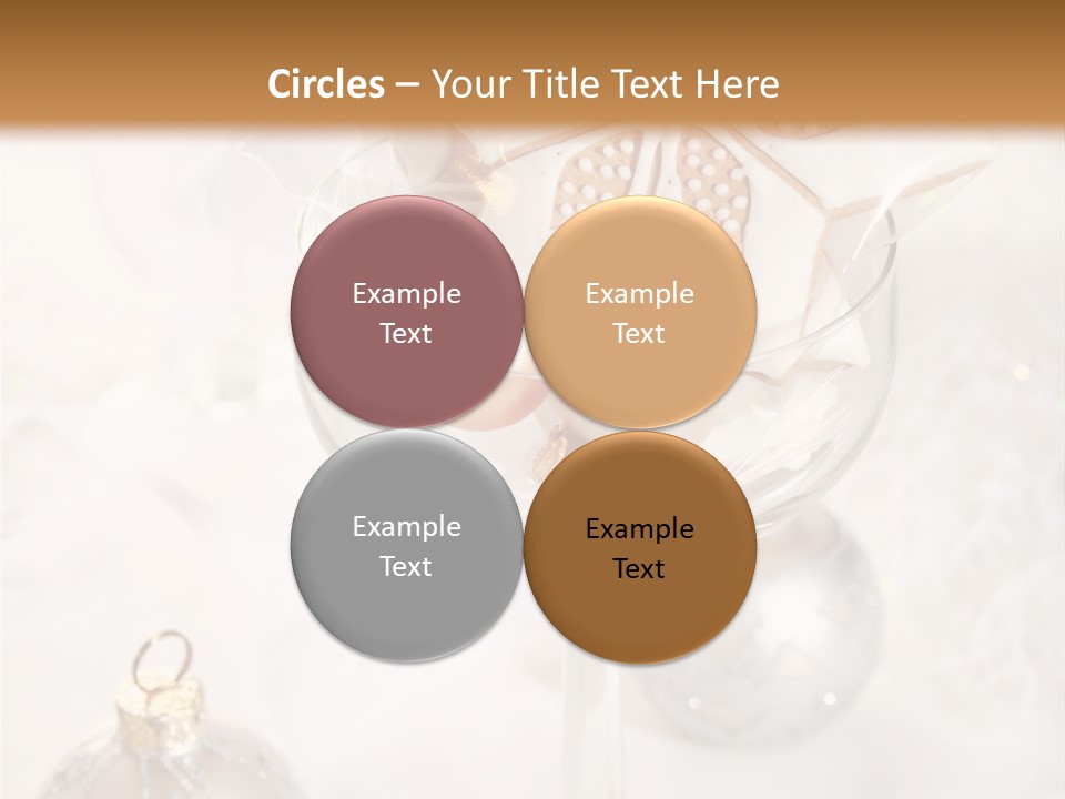 Food Gift Ball PowerPoint Template