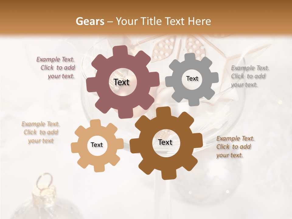 Food Gift Ball PowerPoint Template