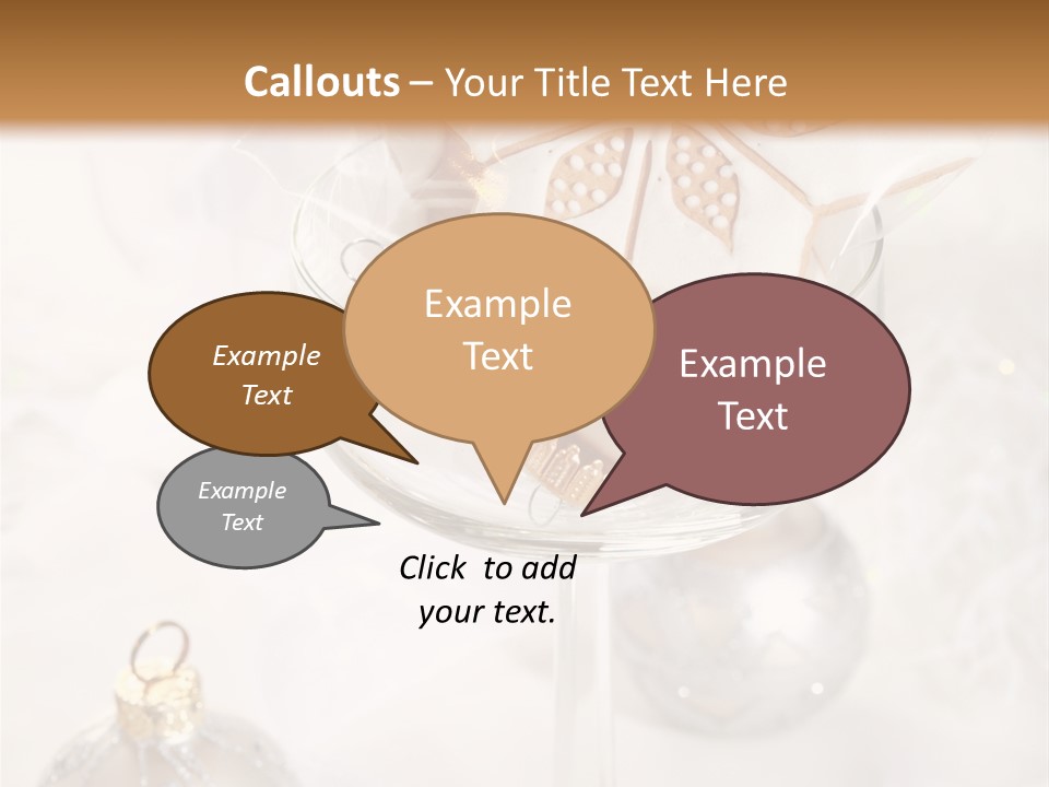 Food Gift Ball PowerPoint Template