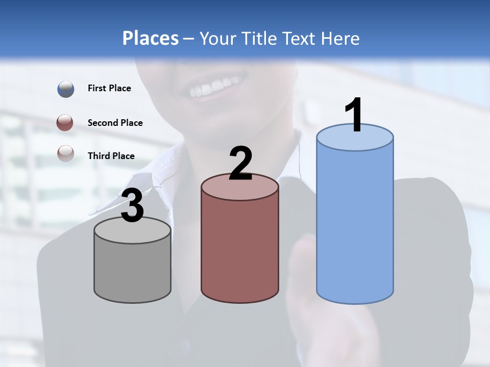 Success Negotiating Person PowerPoint Template