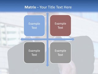 Success Negotiating Person PowerPoint Template