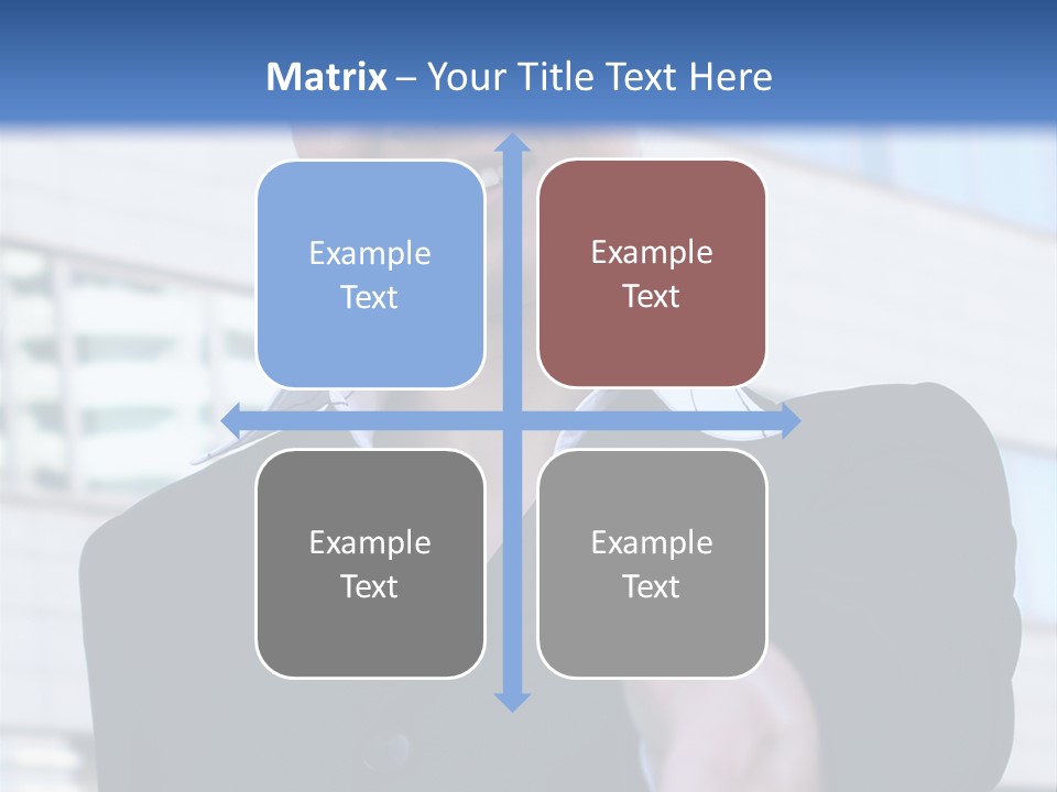 Success Negotiating Person PowerPoint Template