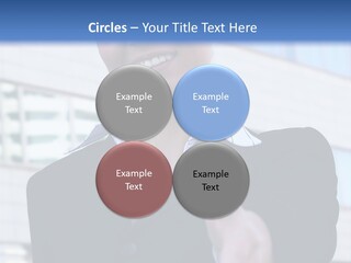 Success Negotiating Person PowerPoint Template