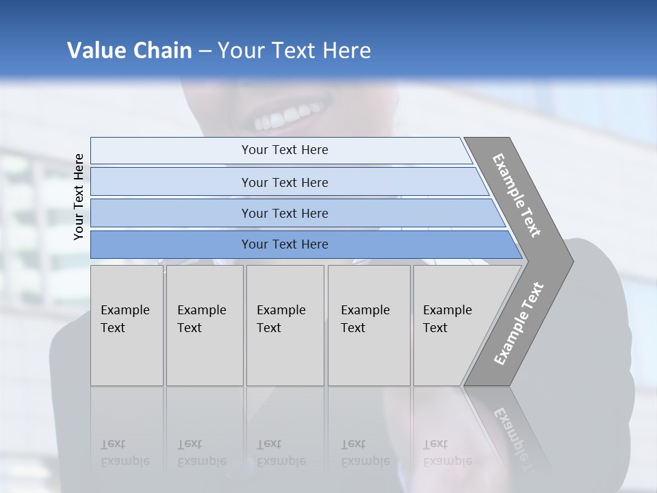 Success Negotiating Person PowerPoint Template
