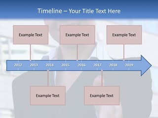 Success Negotiating Person PowerPoint Template