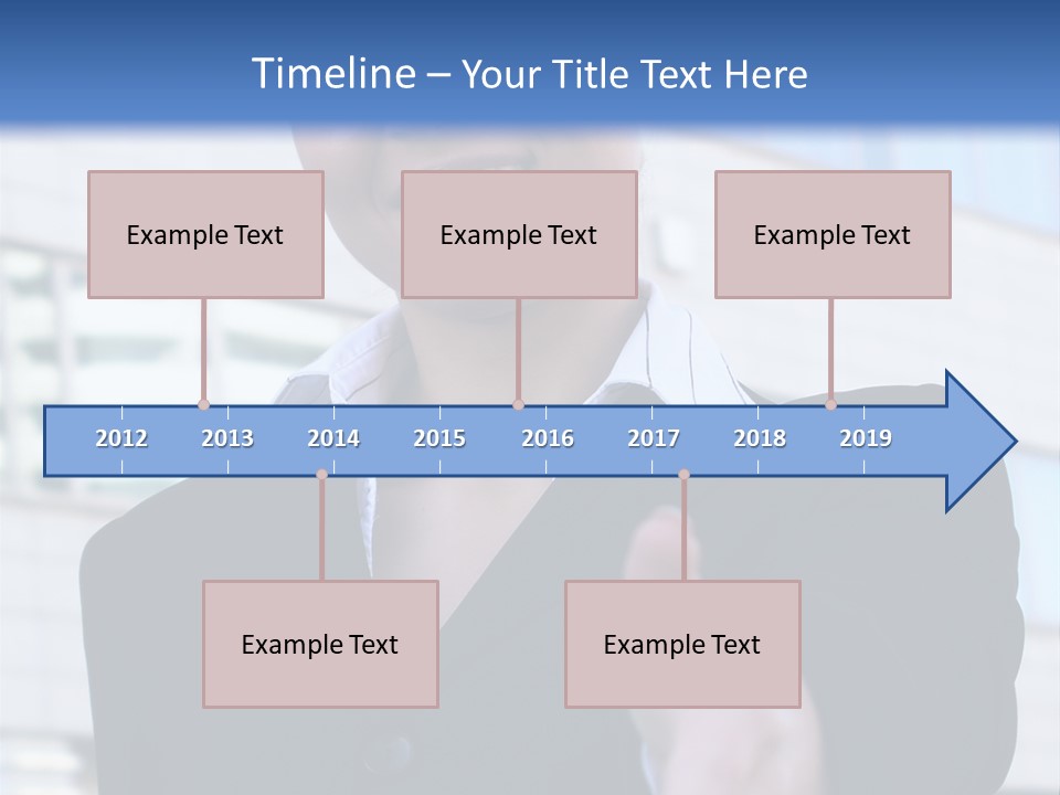 Success Negotiating Person PowerPoint Template