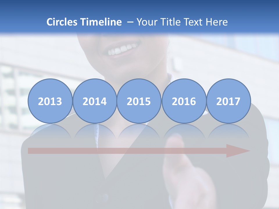 Success Negotiating Person PowerPoint Template