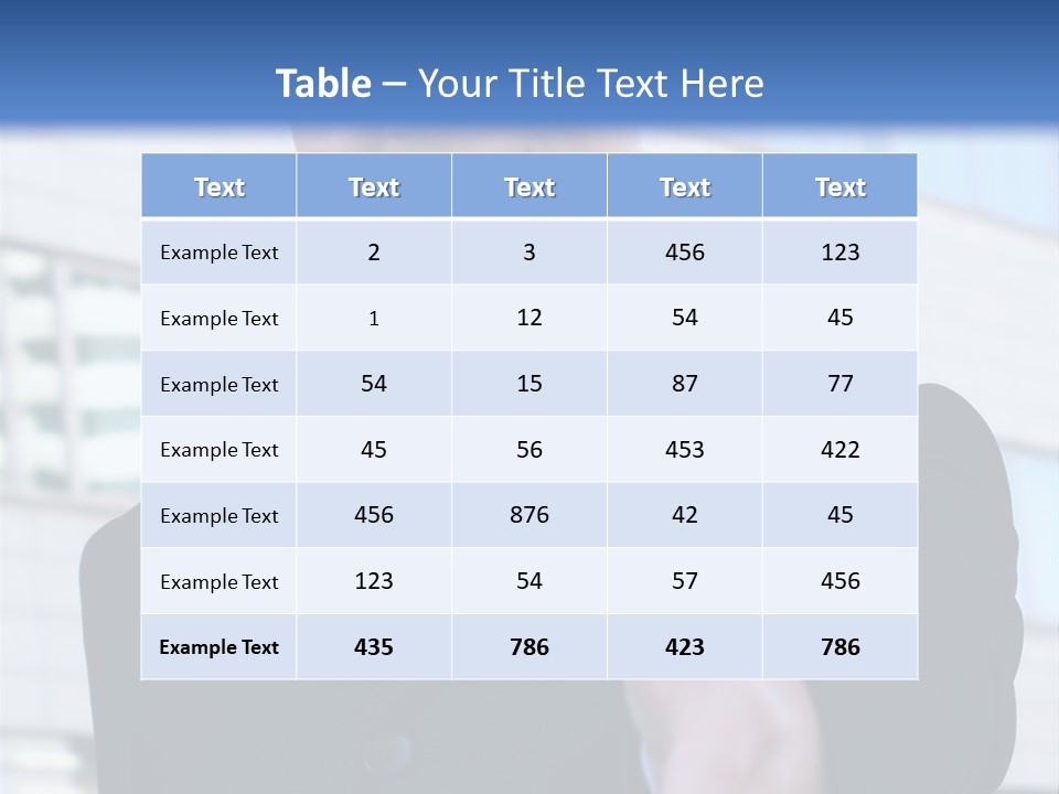 Success Negotiating Person PowerPoint Template