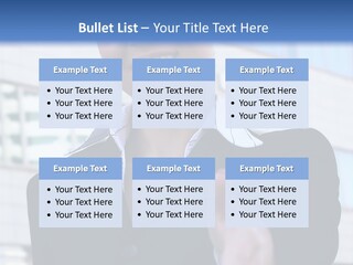 Success Negotiating Person PowerPoint Template