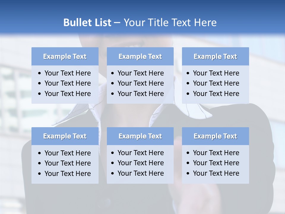 Success Negotiating Person PowerPoint Template