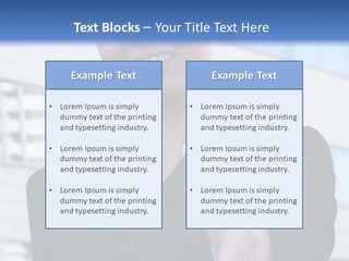 Success Negotiating Person PowerPoint Template