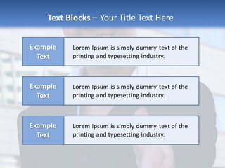 Success Negotiating Person PowerPoint Template
