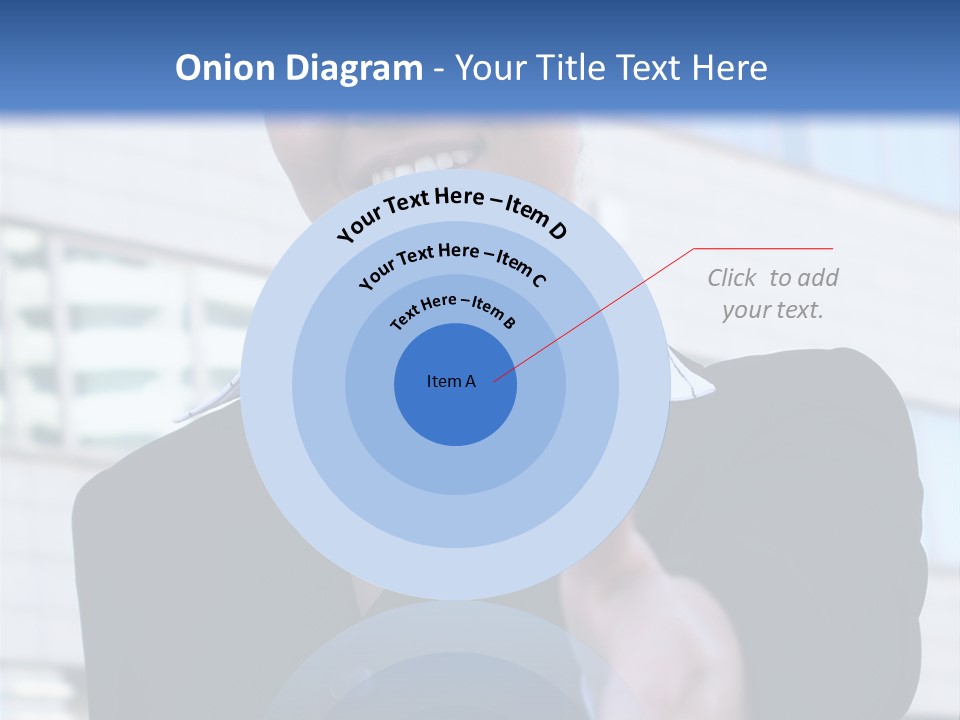 Success Negotiating Person PowerPoint Template