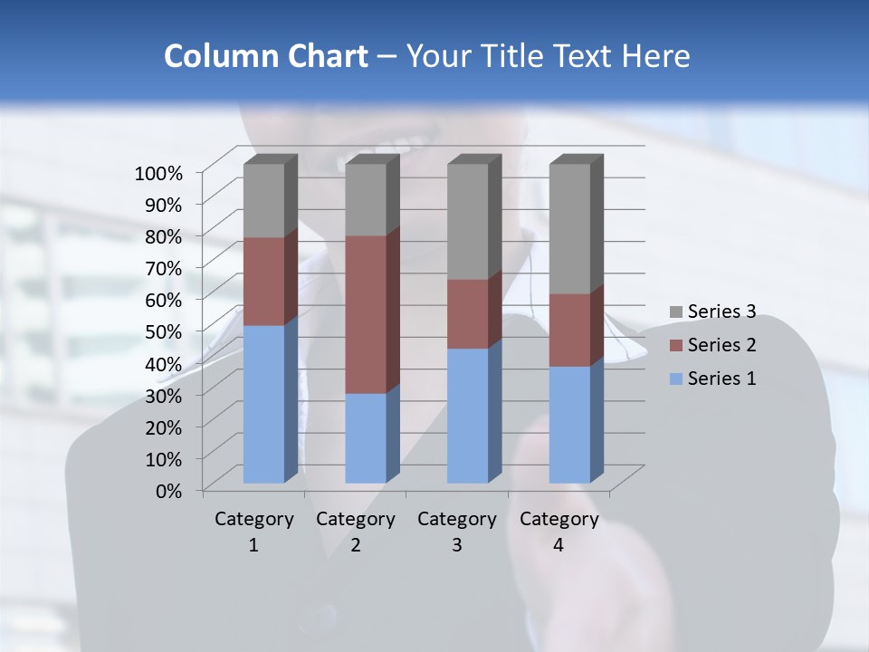 Success Negotiating Person PowerPoint Template